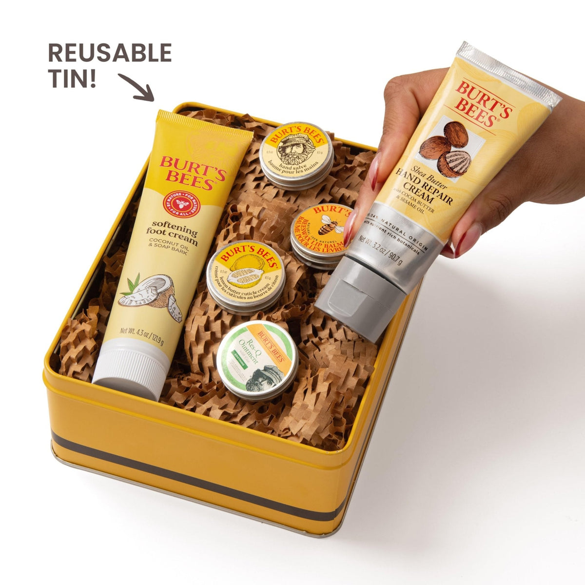 Burt's Bees Classics Gift Set, 6 Products in Giftable Tin