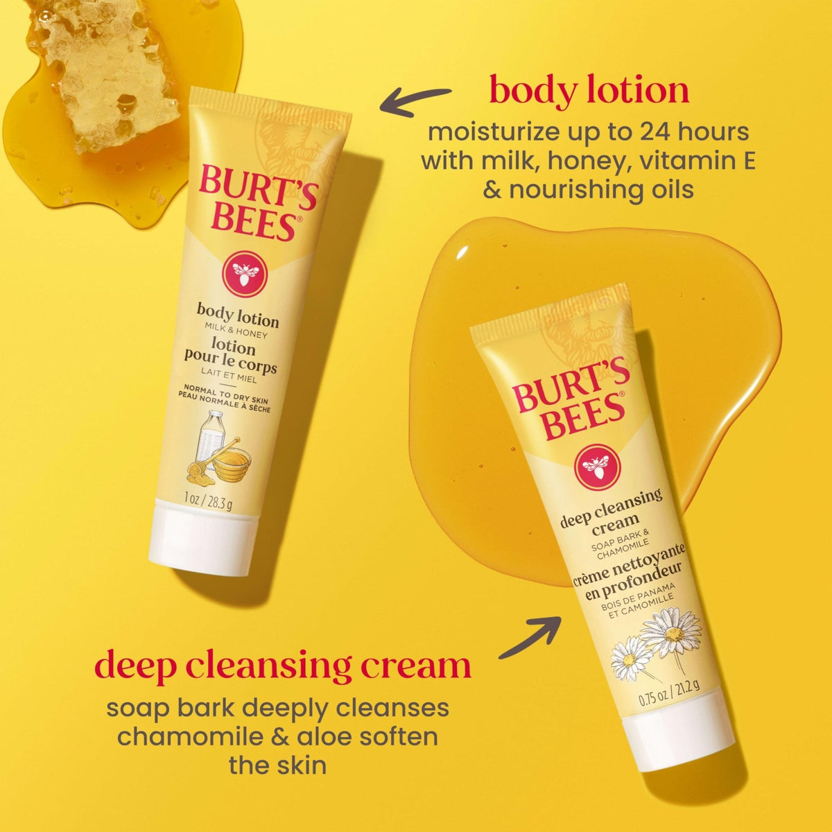 Burt's Bees Essentials Kit Gift Set, 5 Travel Size Products