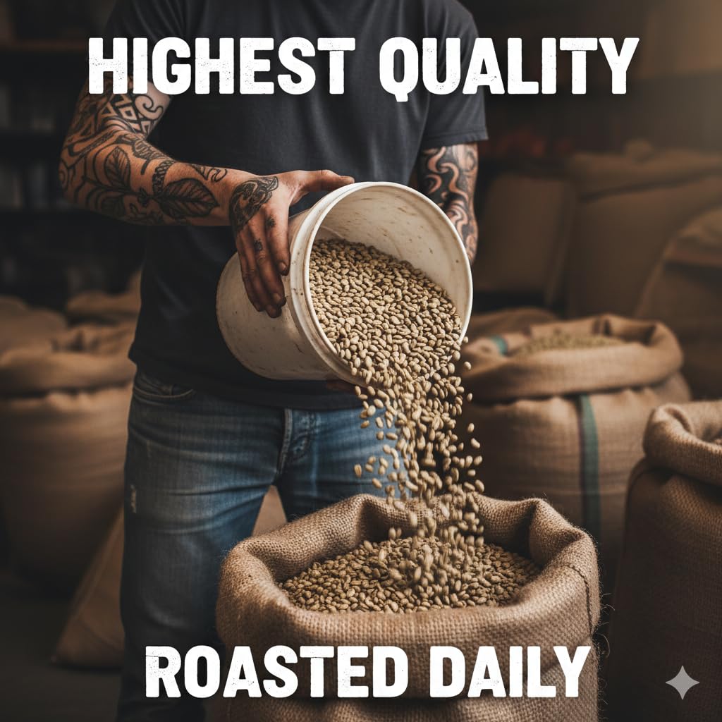 BUSHIDO Red Katana Premium Whole Bean Coffee 2.2 lb | 100% Arabica, Medium Roast, Imported from the Netherlands