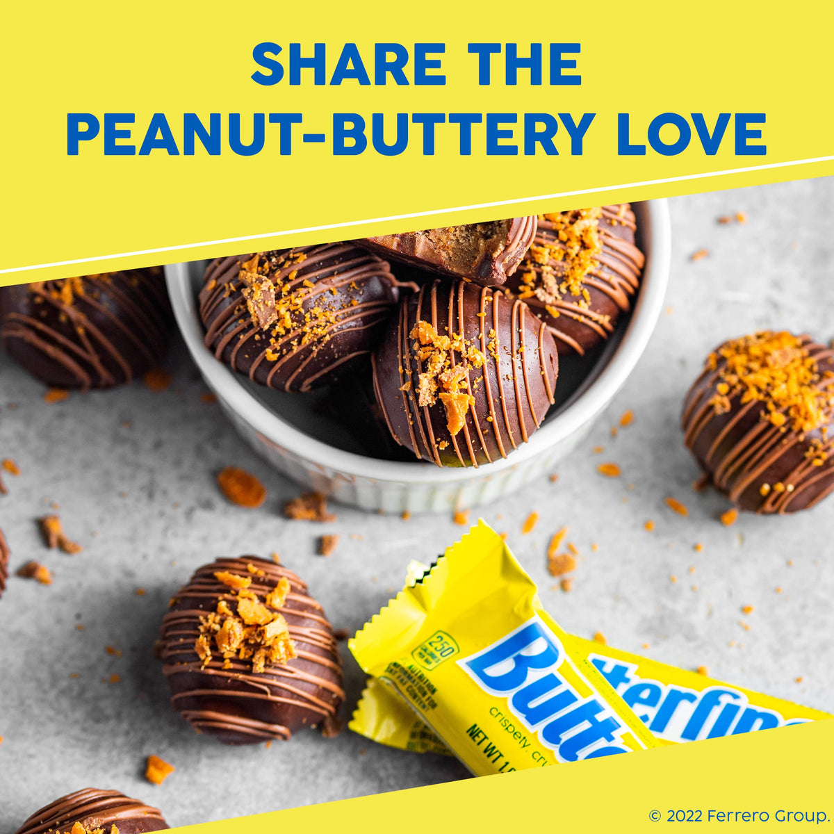 Butterfinger Fun Size Candy Bars – 6-Pack, Peanut-Buttery Chocolatey Crispety Crunchety