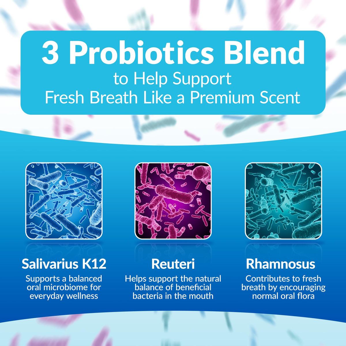 BYH Remineralizing Gum with Nano Hydroxyapatite & Probiotics – Peppermint, Sugar Free, 72 Pieces