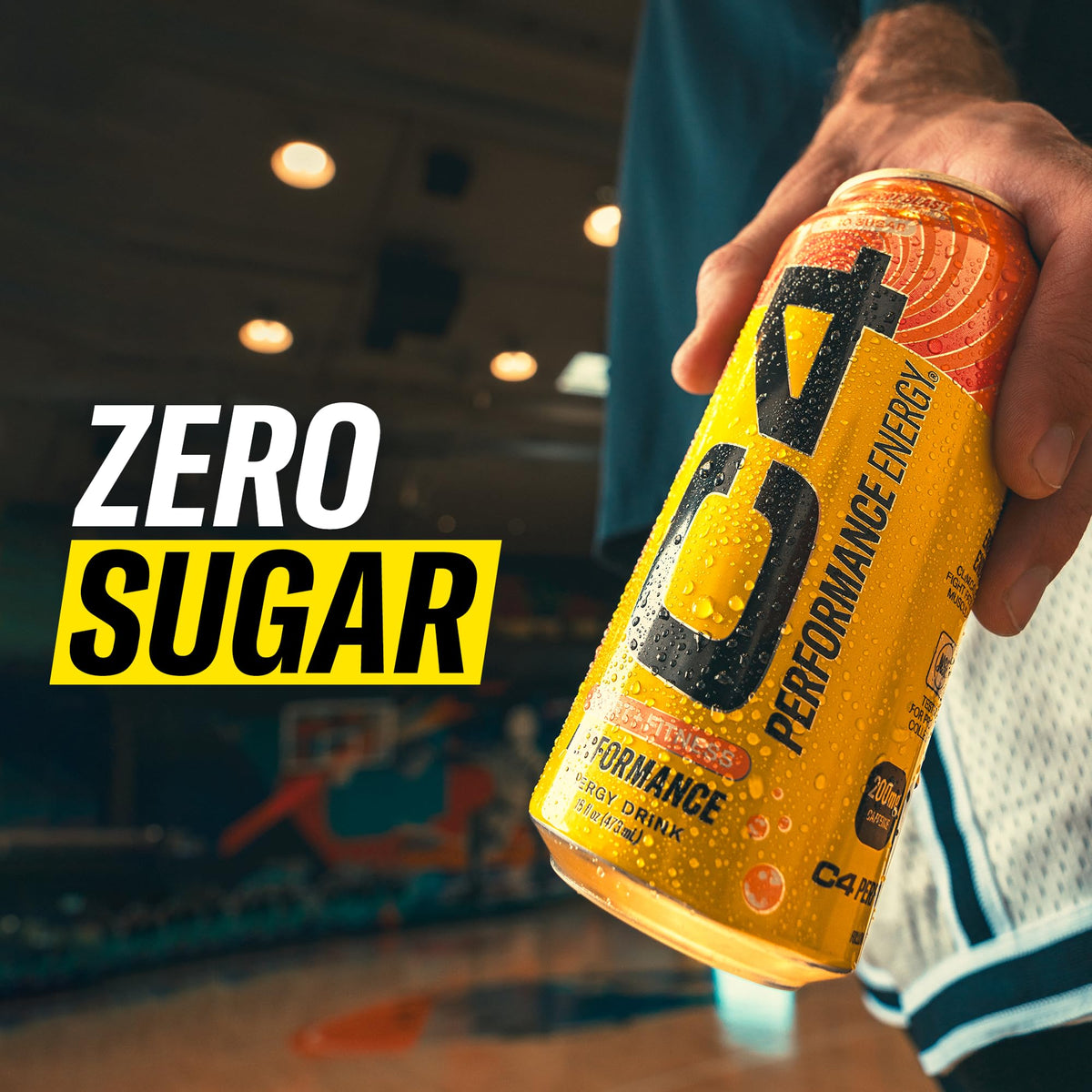 C4 Performance Energy Drink | Zero Sugar Preworkout with 150mg Caffeine (Orange Slice) | 12-Count