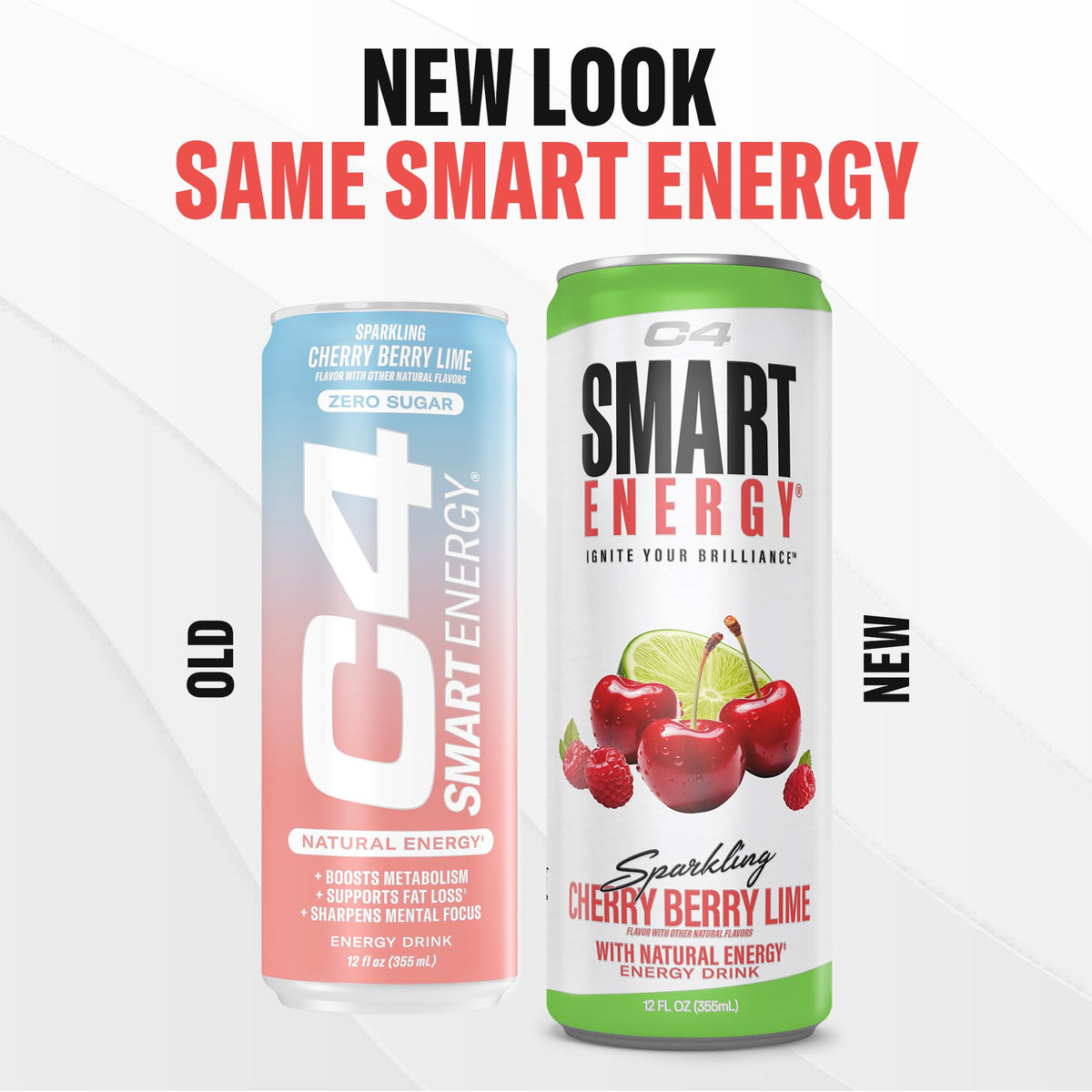 C4 Energy & Smart Energy Drinks Variety Pack — Sugar Free, Zero Calorie, 4 Flavors (12 Pack)