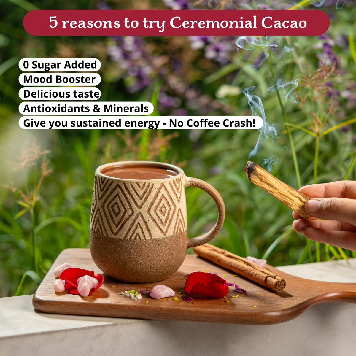 Cacao Adventures Ceremonial Grade Cacao – 100% Pure, Dairy Free & Vegan (8 oz)