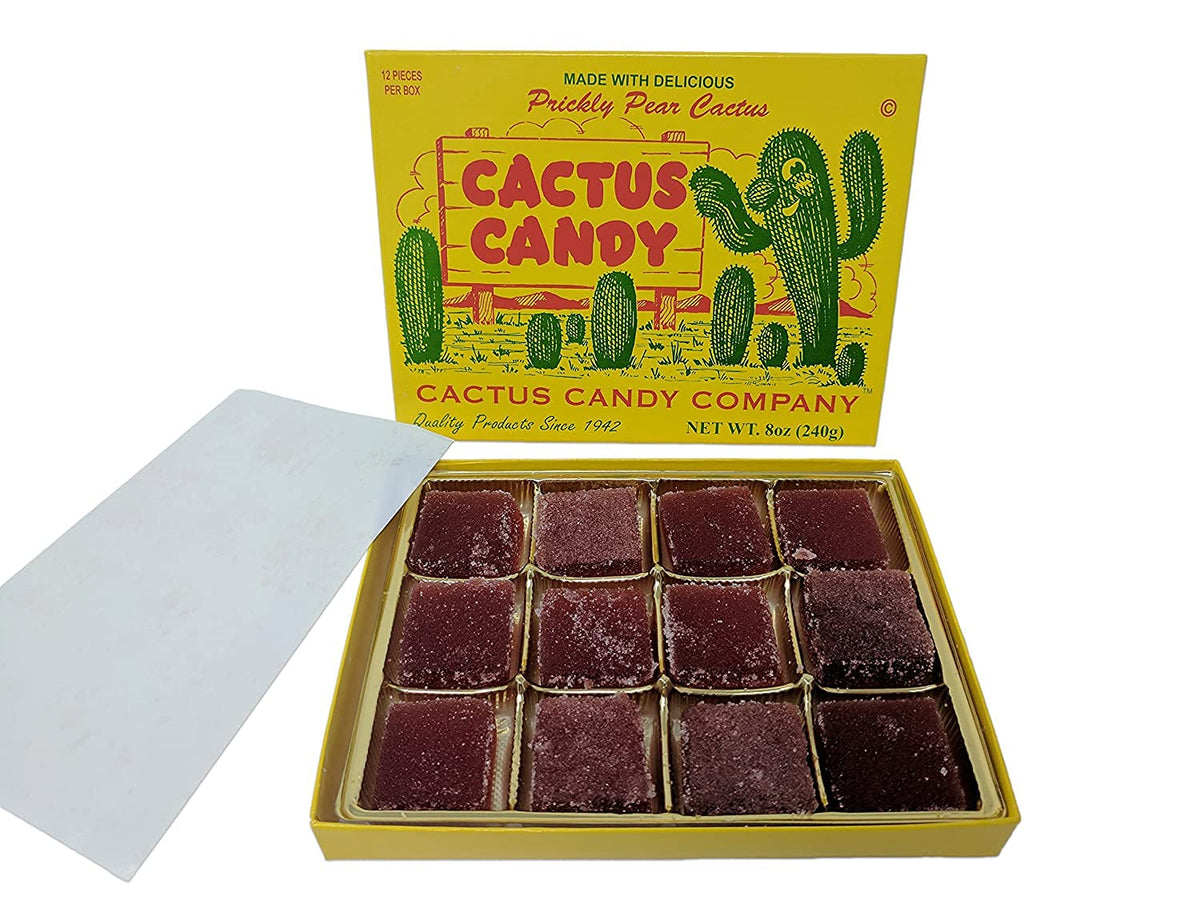 Cactus Candy Company 1/2 LB Box – Arizona Prickly Pear Candy (Pack of 6)