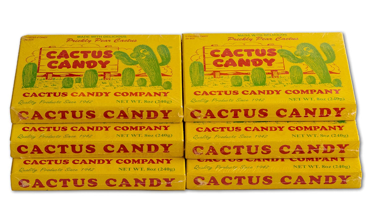 Cactus Candy Company 1/2 LB Box – Arizona Prickly Pear Candy (Pack of 6)