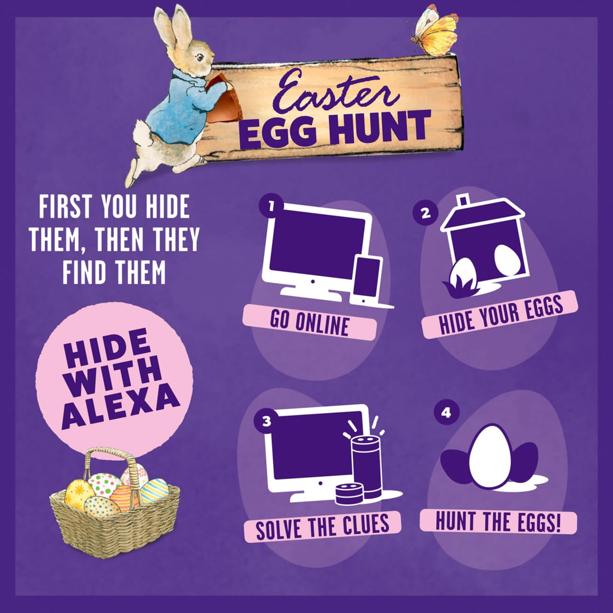 Cadbury Egg Hunt Pack 317g – 22 Hollow Milk Chocolate Eggs (UK Imported)