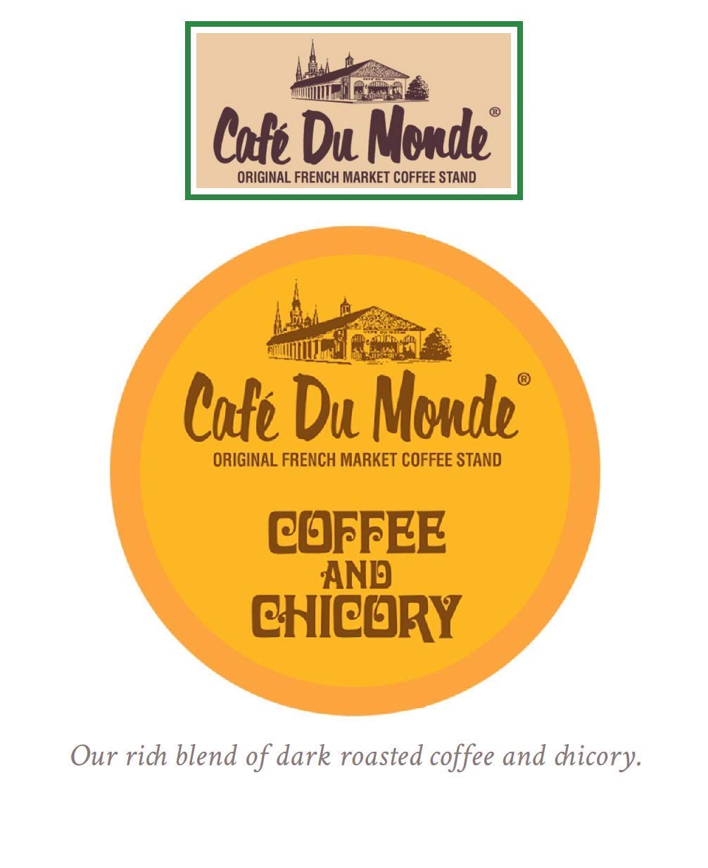 Cafe Du Monde Coffee & Chicory 24-Count Pods – Keurig Compatible