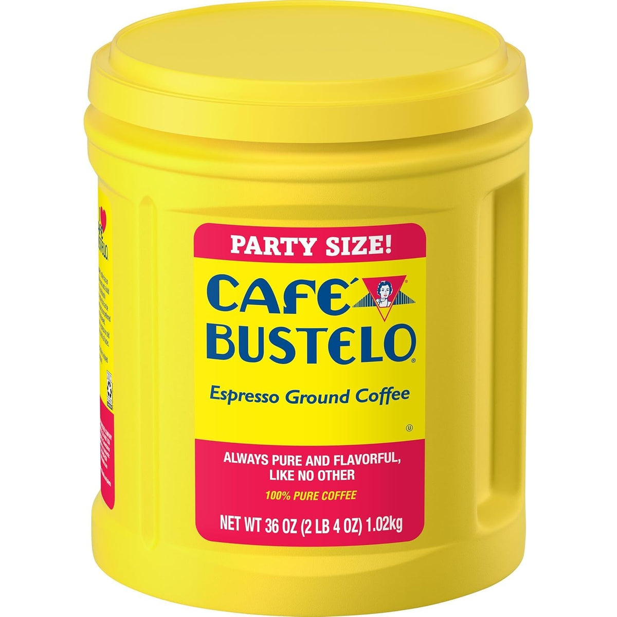Cafe Bustelo Espresso Ground Coffee – Dark Roast, 36-Ounce Canister