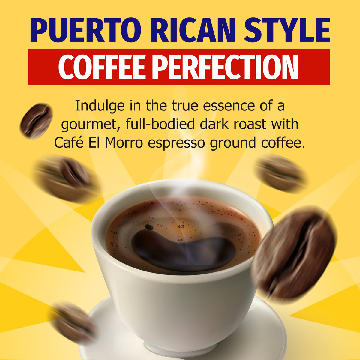 Cafe El Morro Premium Ground Coffee – 250g x12, Gourmet Dark Roast Espresso, Vacuum Pack
