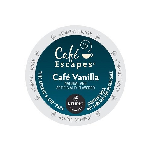 Cafe Escapes Cafe Vanilla K-Cups 96 Count | Cafe Escapes