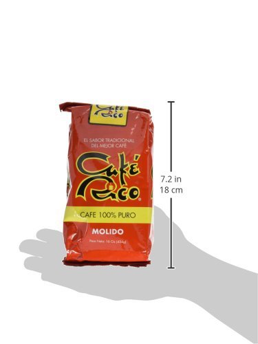 Cafe Rico Ground Regular Puerto Rican Coffee 2-Pack (14 oz Bags) | Bold Medium-Dark Roast