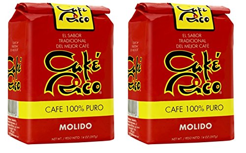 Cafe Rico Ground Regular Puerto Rican Coffee 2-Pack (14 oz Bags) | Bold Medium-Dark Roast