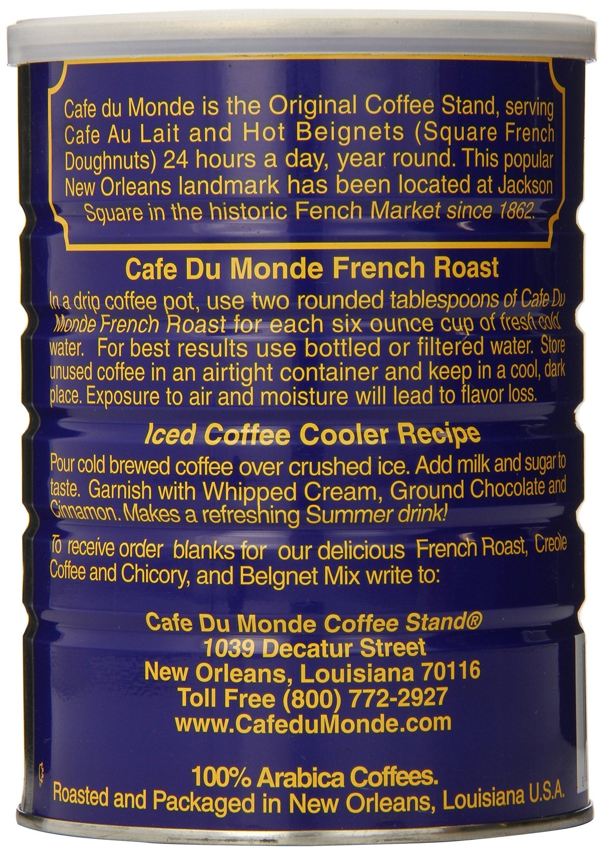 Cafe Du Monde French Roast Coffee – 13 oz Pack of 3 | 100% Arabica, Smooth