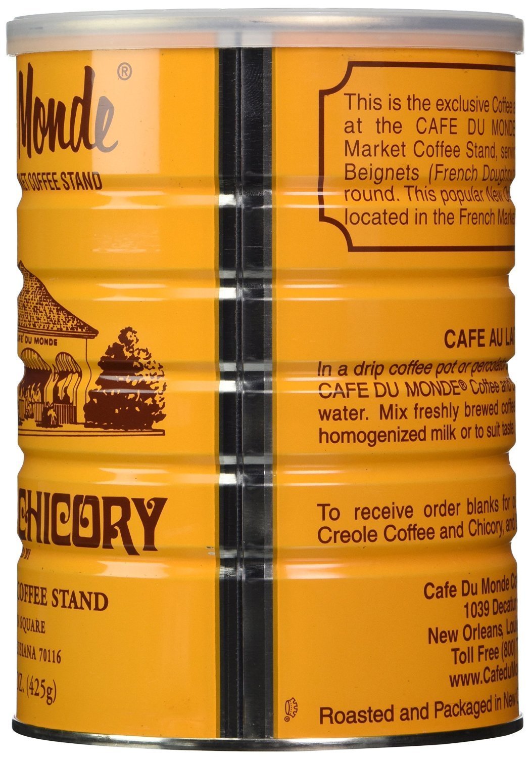 Cafe Du Monde Coffee & Chicory Bundle – New Orleans French Roast Duo (15 oz Original + 13 oz Chicory)