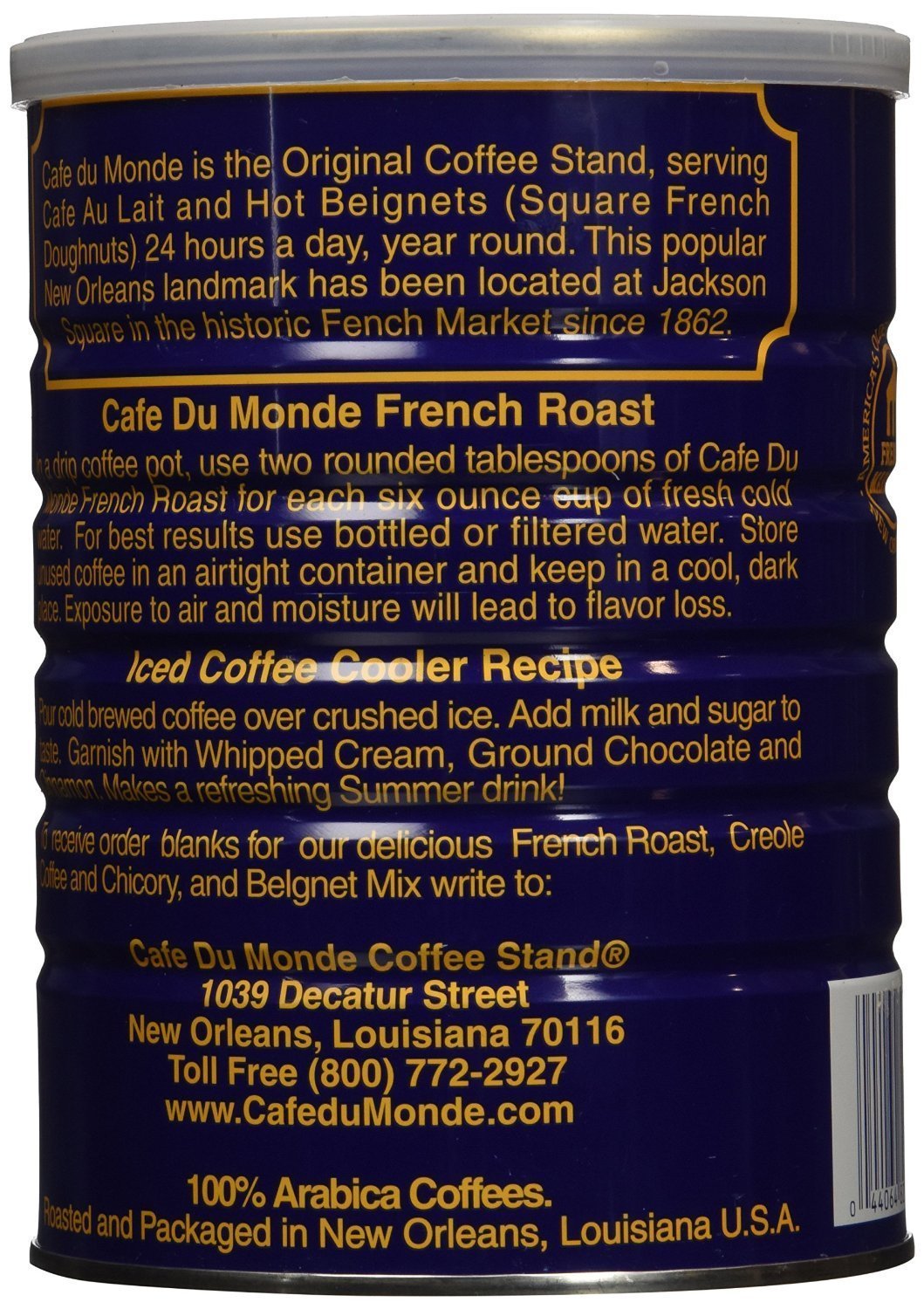 Cafe Du Monde Coffee & Chicory Bundle – New Orleans French Roast Duo (15 oz Original + 13 oz Chicory)