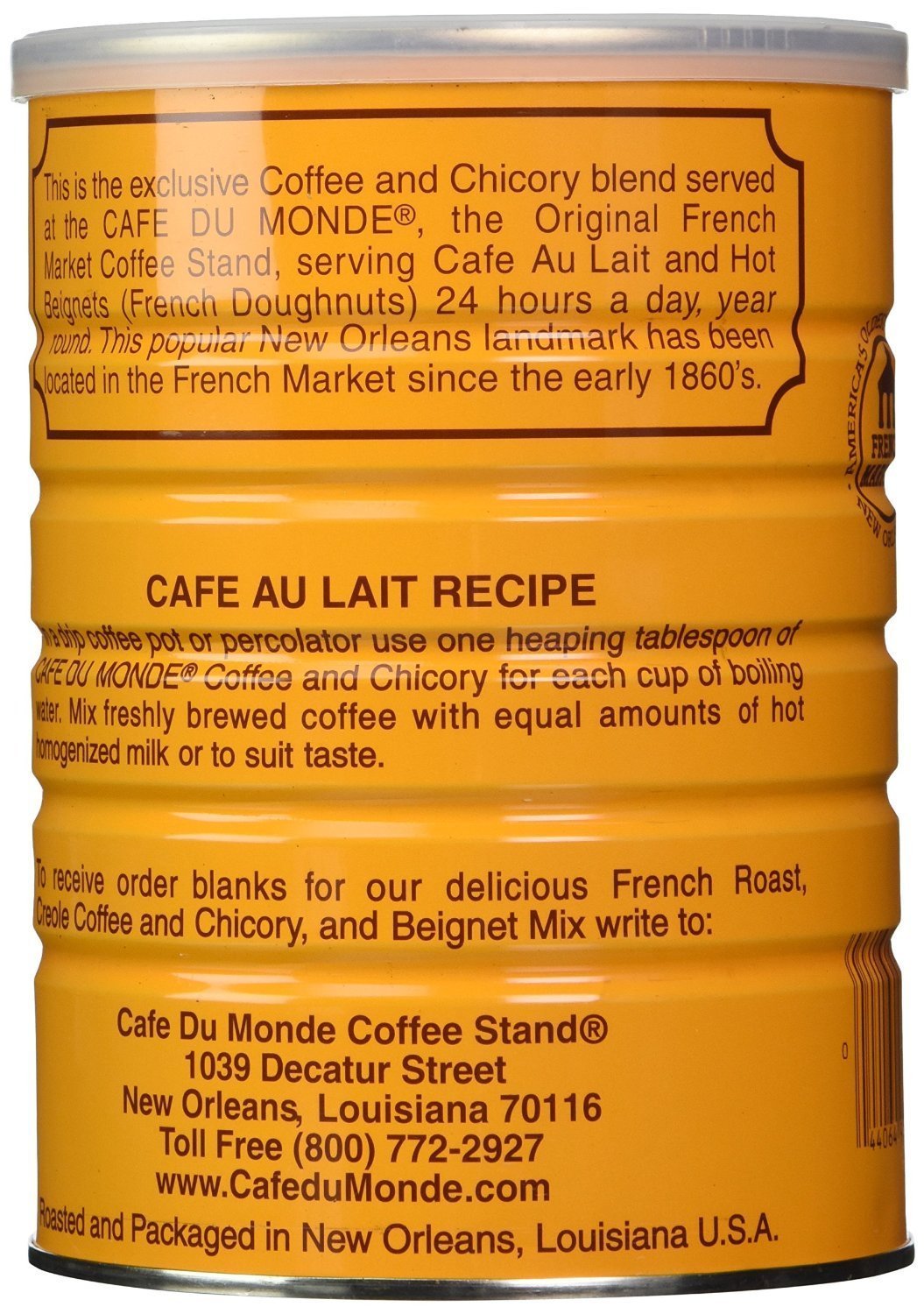 Cafe Du Monde Coffee & Chicory Bundle – New Orleans French Roast Duo (15 oz Original + 13 oz Chicory)
