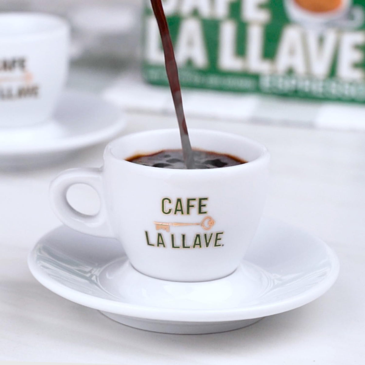 Cafe La Llave Dark Roast Ground Espresso Coffee – 16 oz Bricks (Pack 3) – Cuban-Style, Bold & Rich for Espresso, Moka Pot & Drip