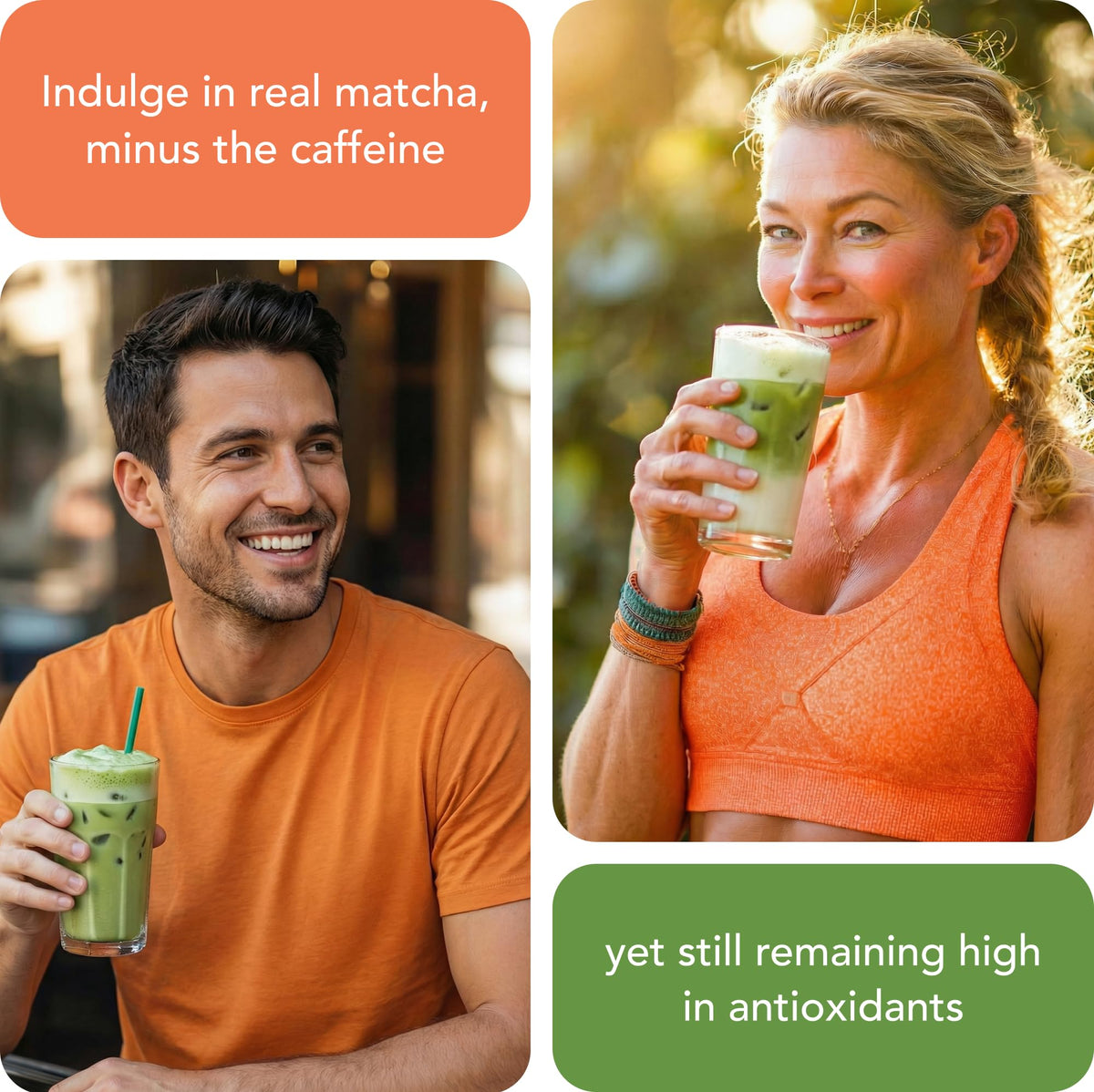 Caff Off Decaf Matcha – Naturally Decaffeinated Japanese Matcha, First Harvest, No Chemicals (1.06 oz / 30 g)