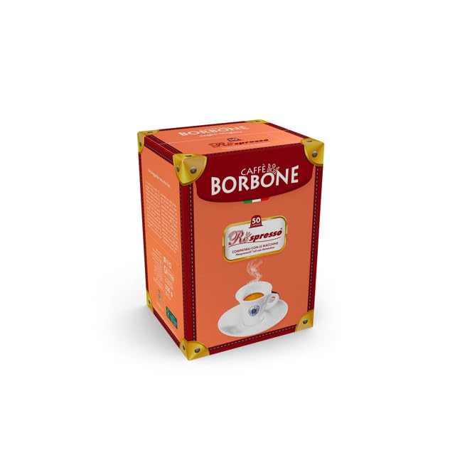 Caffè Borbone DEK Decaf Espresso Pods – 50 Count, Dark Roast, Nespresso Original Compatible