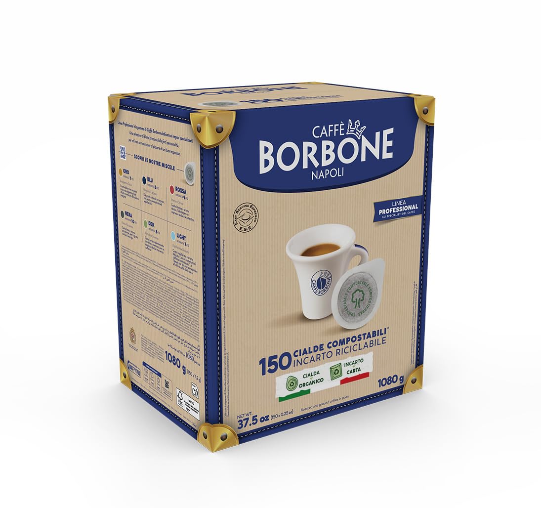Caffè Borbone ESE Red Pods - Miscela Rossa (Red), 150 Count | Bold Espresso