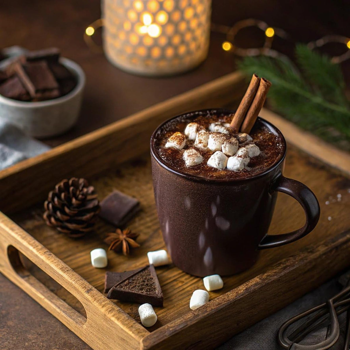 Caffe D'Vita Sugar Free Hot Cocoa Mix — Gluten Free, Kosher, Low Fat, Made in USA