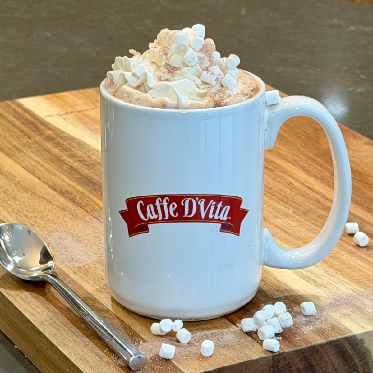 Caffe D'Vita Sugar Free Hot Cocoa Mix — Gluten Free, Kosher, Low Fat, Made in USA