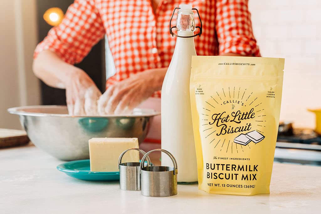 Callie's Charleston Biscuits - Hot Little Buttermilk Biscuit Mix, 2 Bags (24 Biscuits)