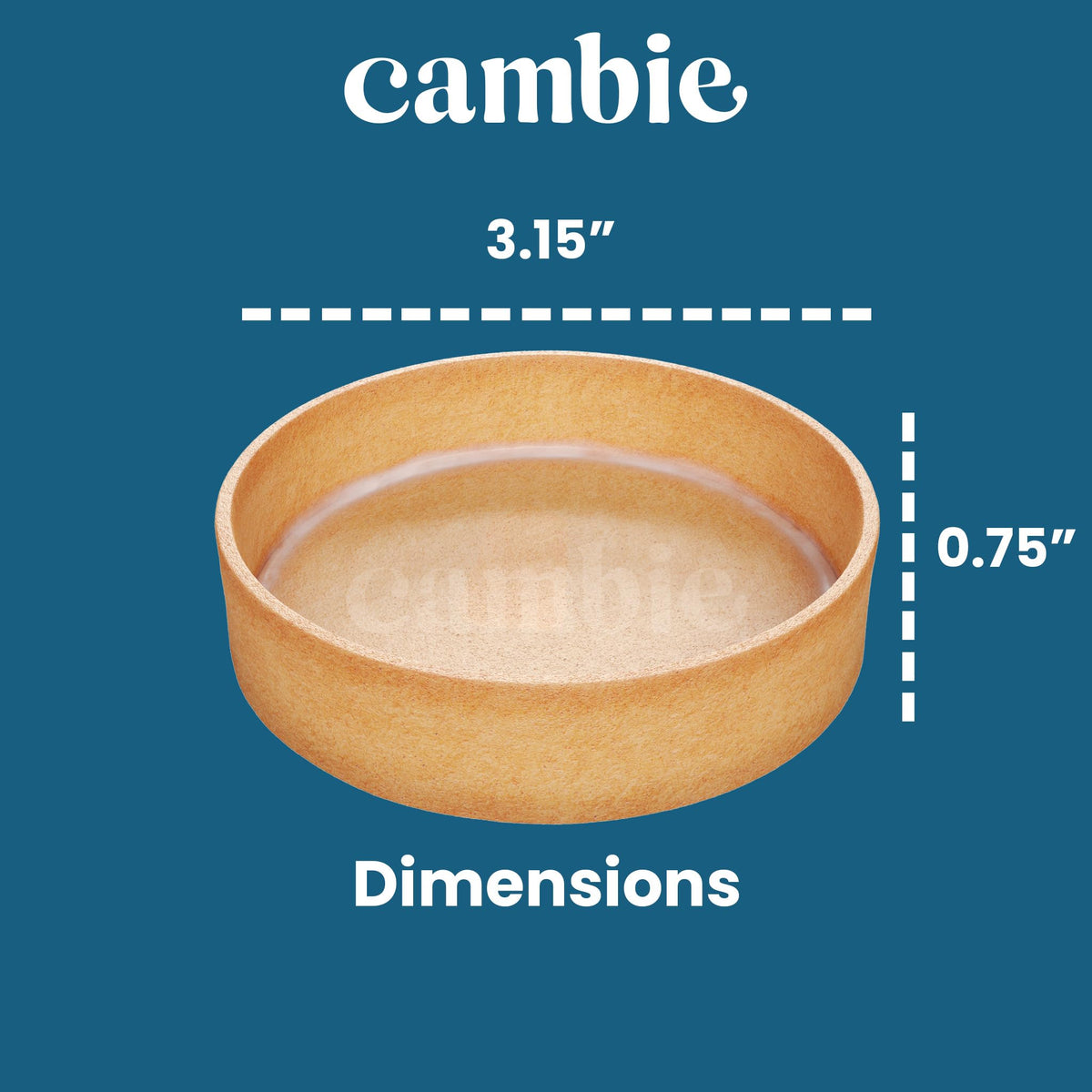 Cambie Sweet Round Large Tart Shells – 3.15-in French Style with White Chocolate Coating (Pack of 24)