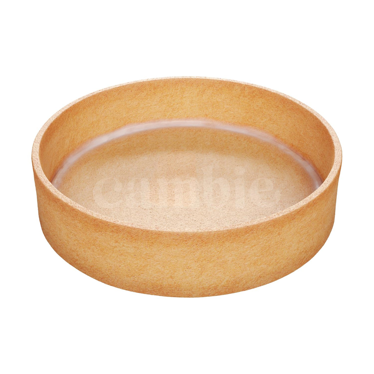 Cambie Sweet Round Large Tart Shells – 3.15-in French Style with White Chocolate Coating (Pack of 24)