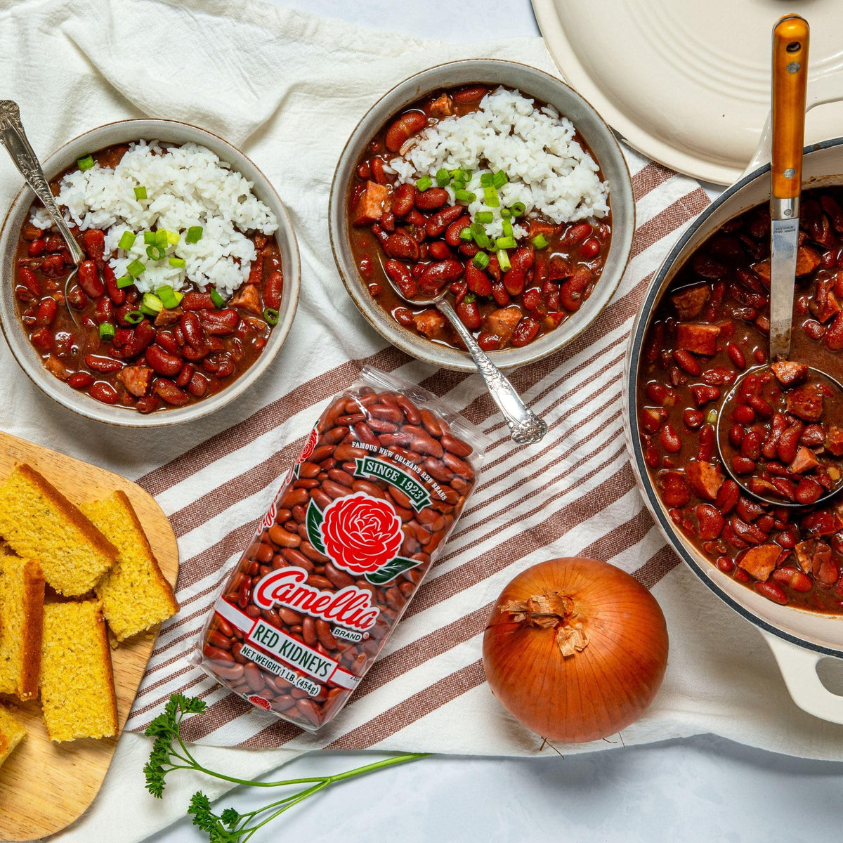 Camellia Brand Dried Red Kidney Beans – Premium Non-GMO, 1 lb (Pack of 6)