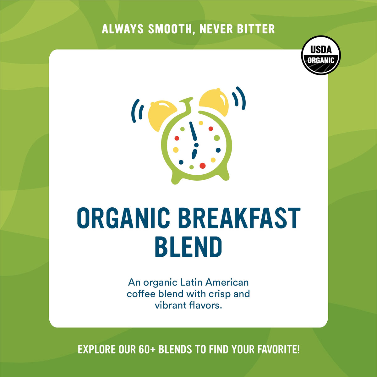 Cameron's Coffee Roasted Whole Bean Organic Breakfast Blend – 4 Pound