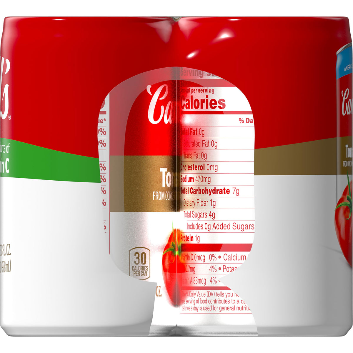 Campbell's 100% Tomato Juice – 5.5 fl oz Can (48 Pack) | Gluten-Free & Non-GMO