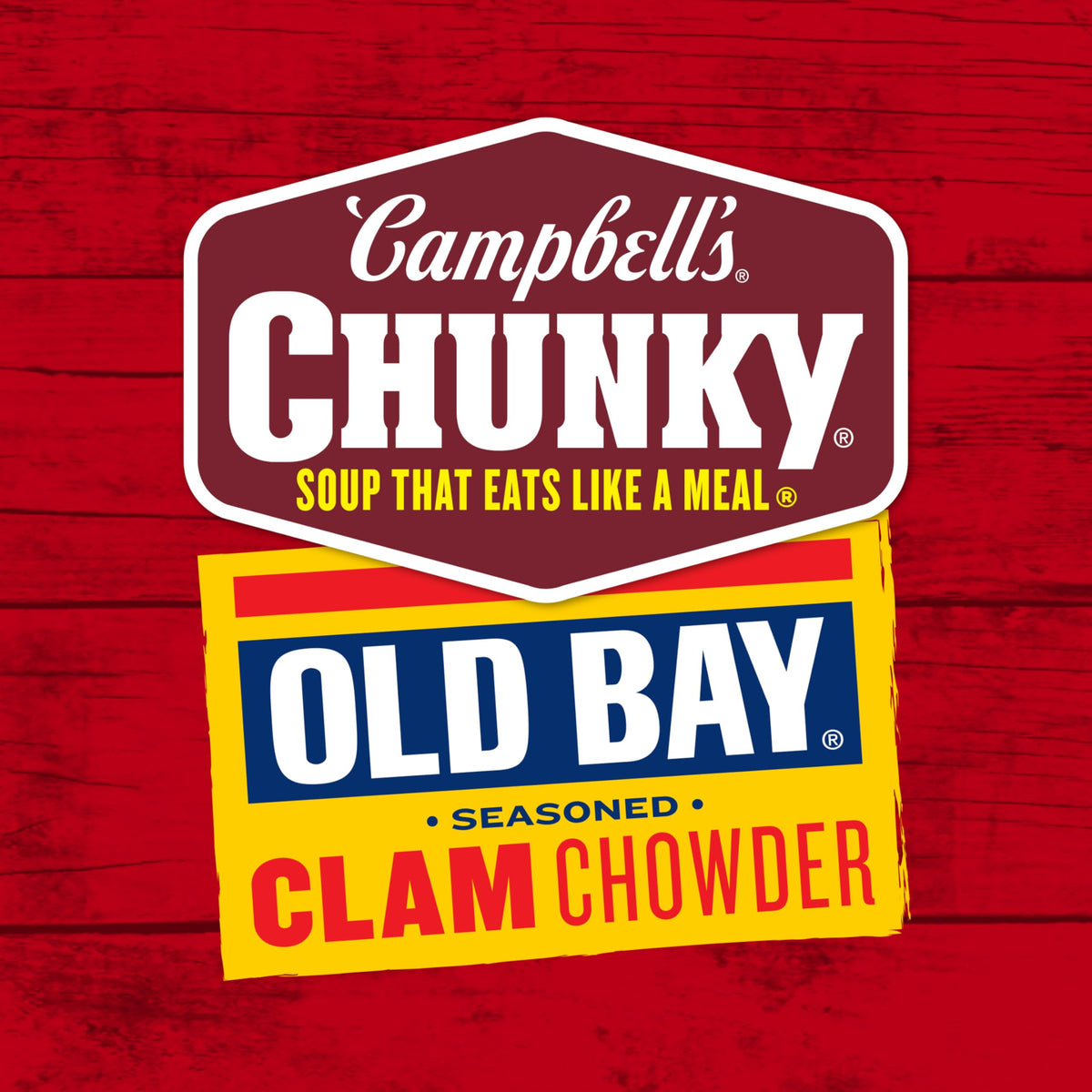 Campbell's Chunky OLD BAY Seasoned Clam Chowder – 18.8 oz Can (Case of 12)