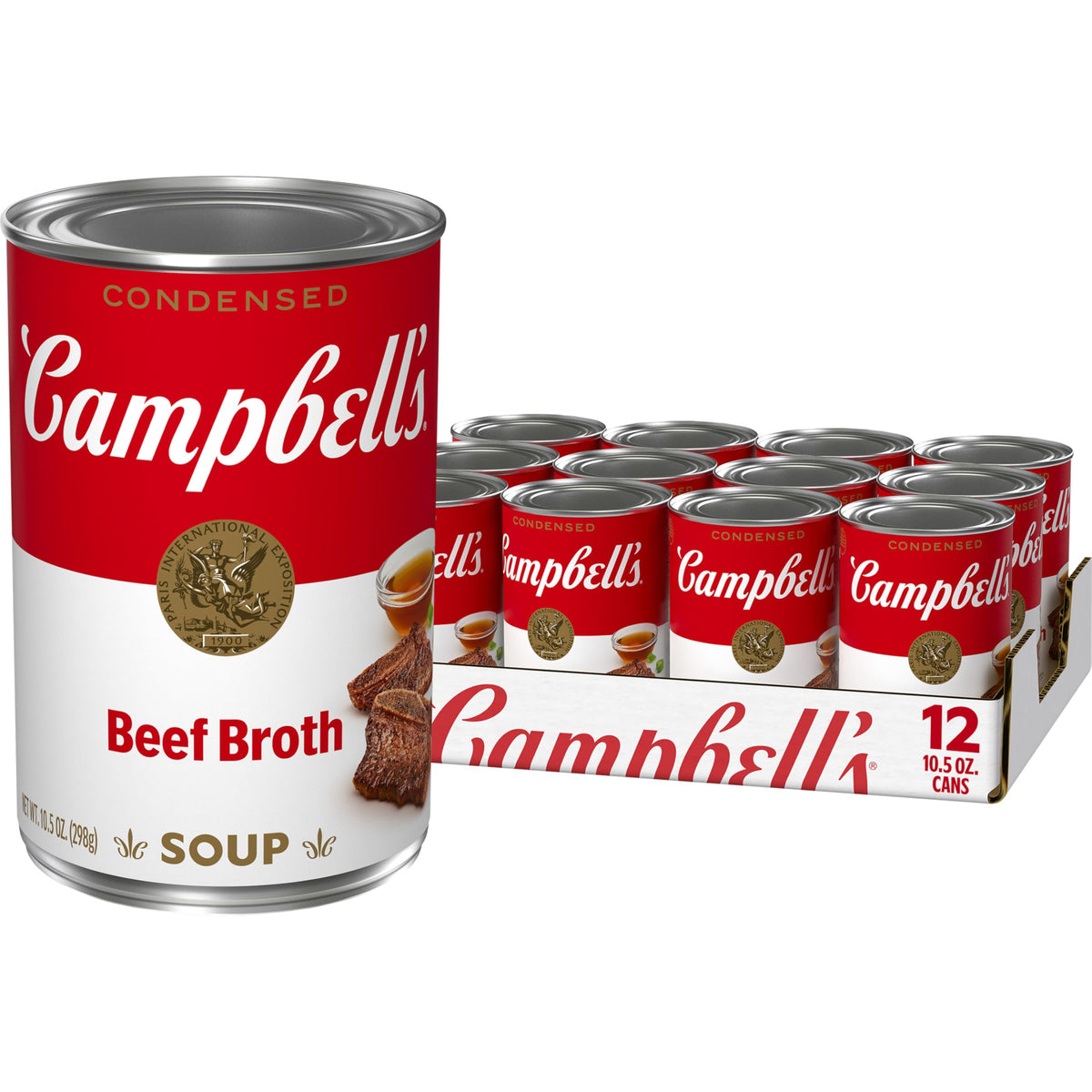 Campbell's Condensed Beef Broth – 10.5 oz Can (Case of 12)