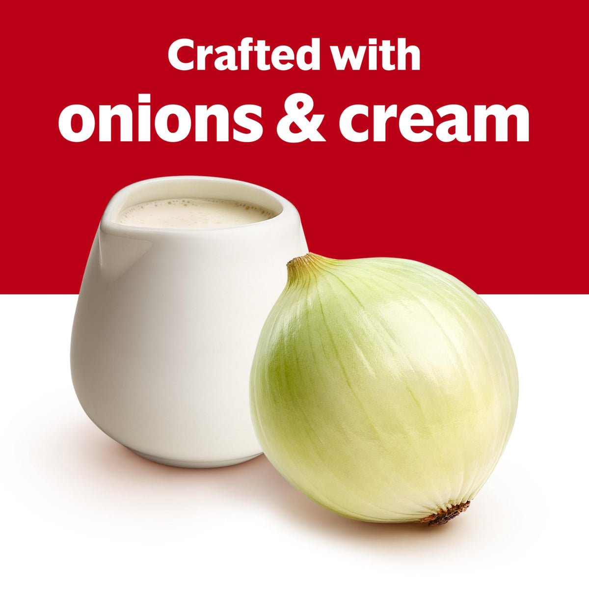 Campbell's Condensed Cream of Onion Soup - 12 Can Pack | Vegetarian Creamy Onion Flavor