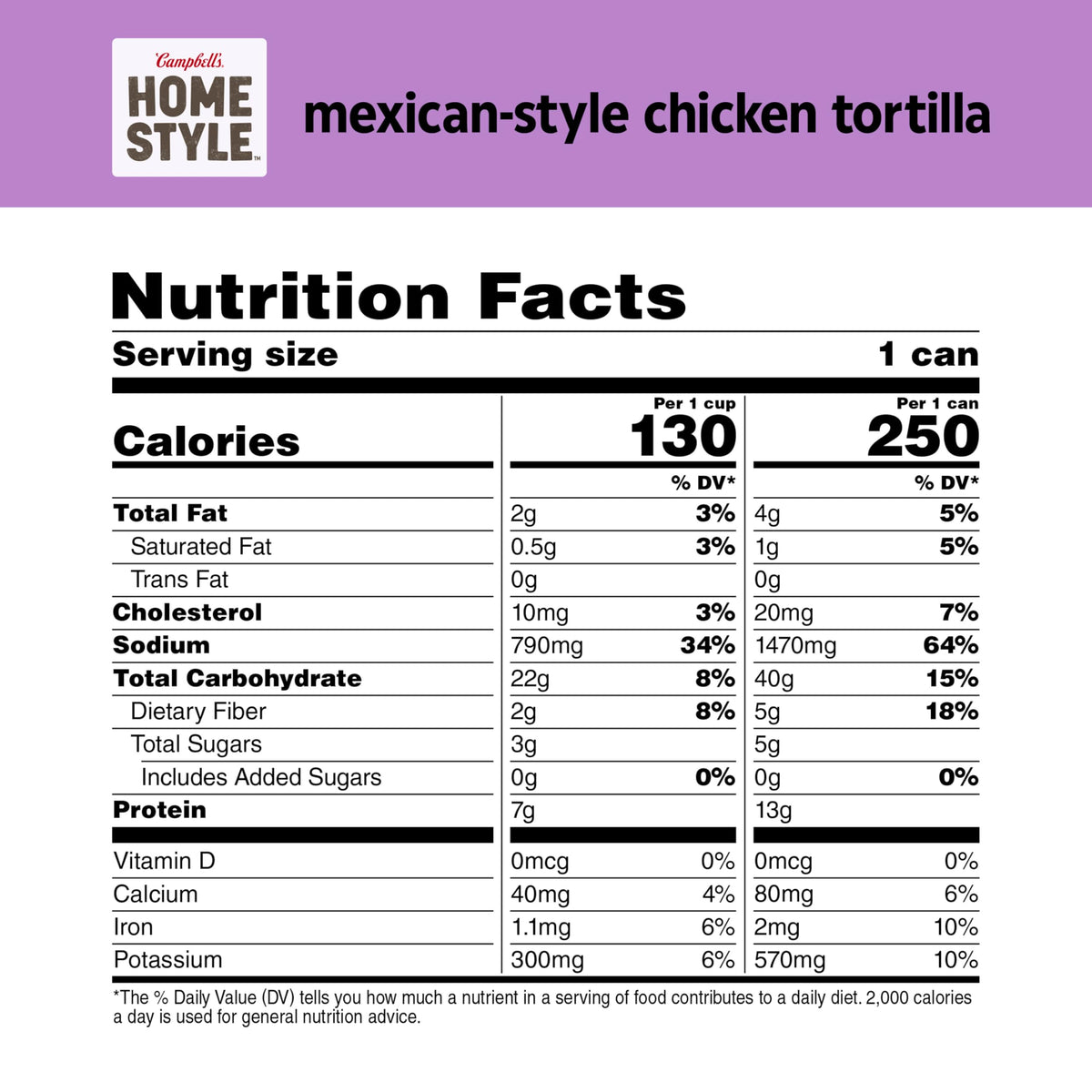 Campbell's Homestyle Mexican-Style Chicken Tortilla Soup, 16.1 oz Can (Case of 12)