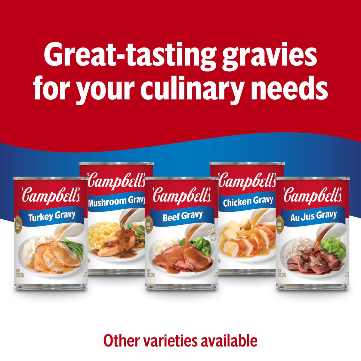 Campbell’s Country Style Sausage Gravy – 13.8 oz Can (12 Pack)