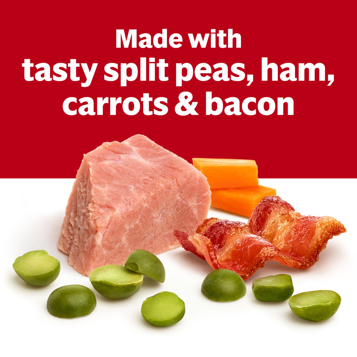 Campbell's Condensed Split Pea with Ham Soup — 11.5 oz (Pack of 12) | Hearty Ready-to-Heat Comfort