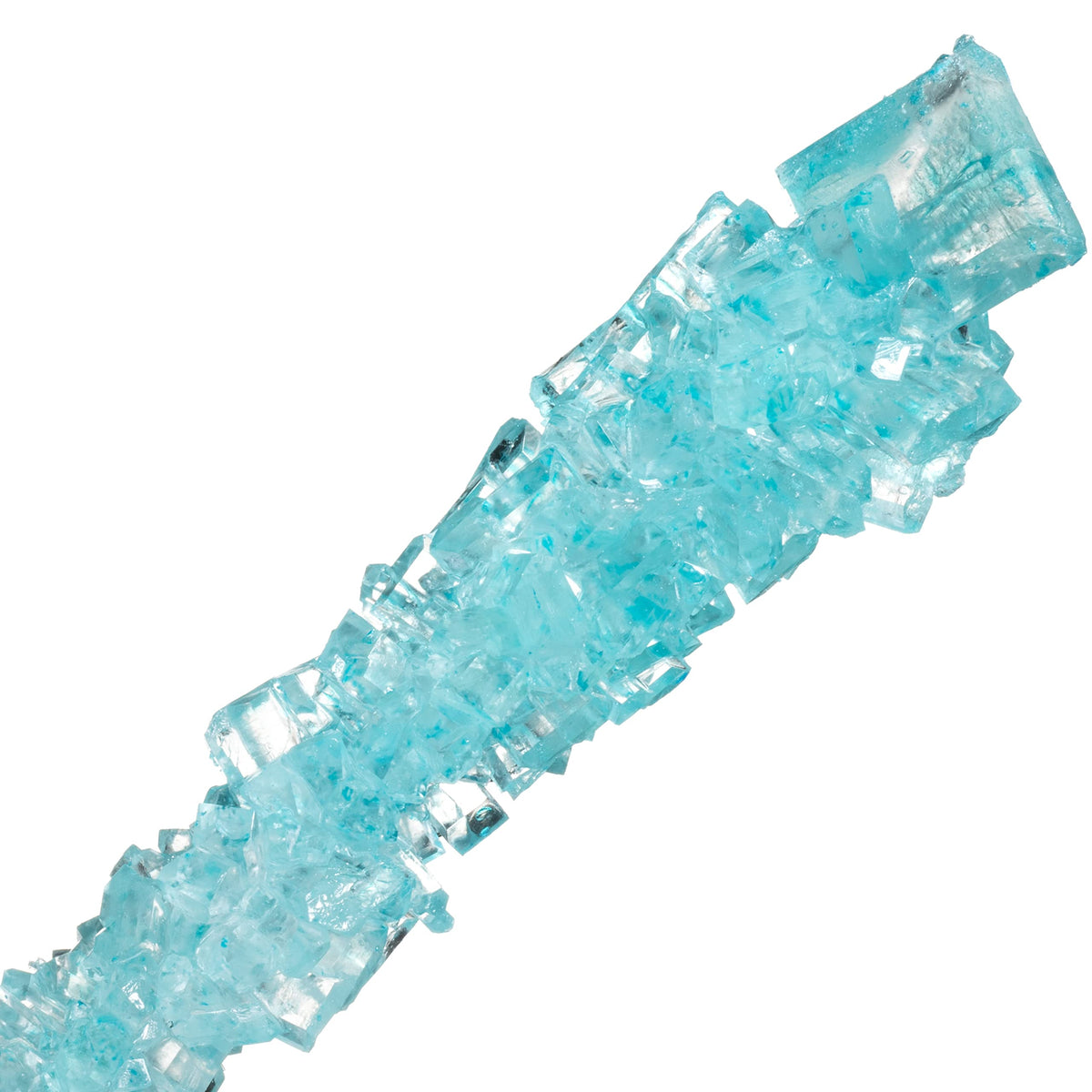 Candy Envy Light Blue Rock Candy Sticks – Cotton Candy Flavor, 36 Individually Wrapped Party Favors