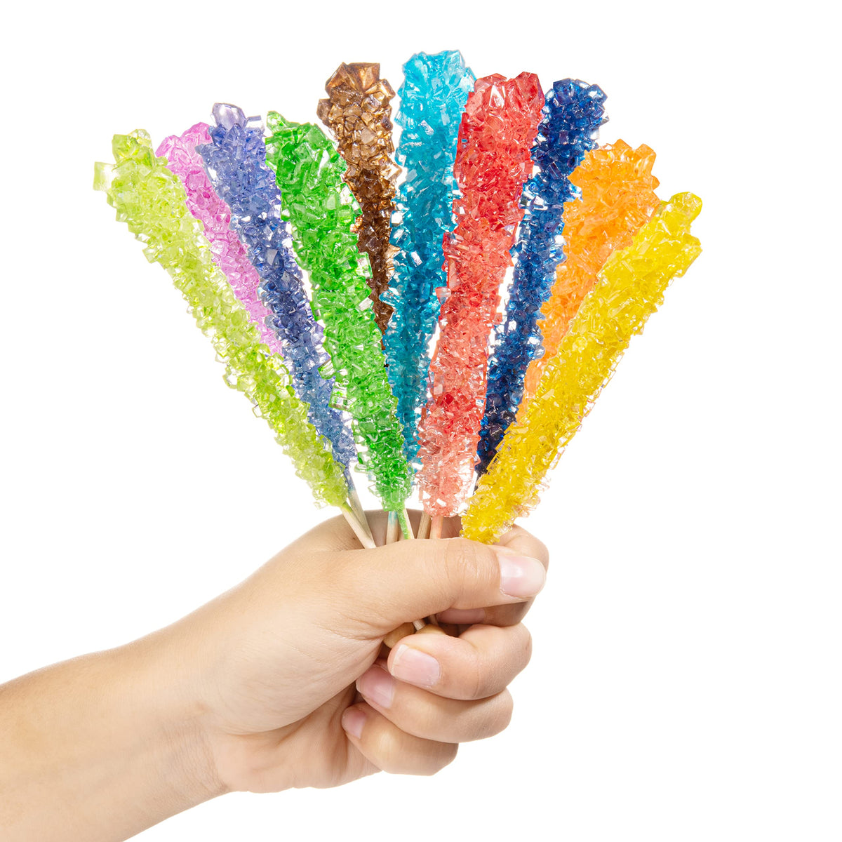 Candy Envy Rock Candy Sticks – 36 Assorted, Individually Wrapped Treats