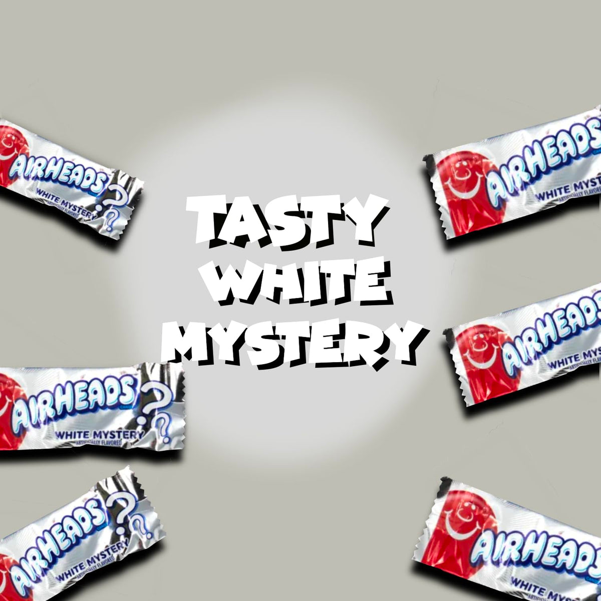 CandyKrave Airheads Mini Bars – White Mystery, 80-Pack Bulk (2 lb), Gluten Free