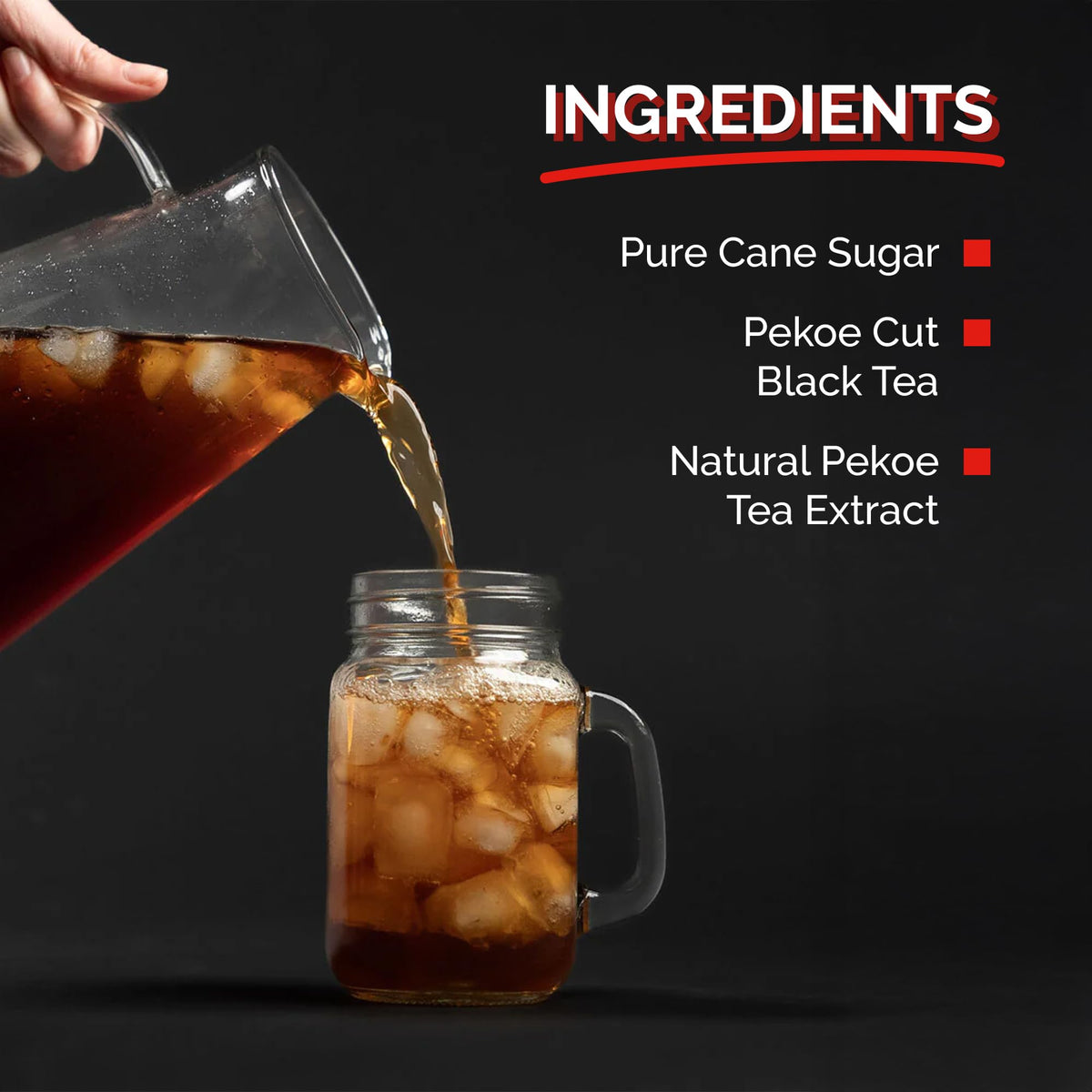 Cane Brew Sweet Tea – No Boil, Family Size 8 Bags | Southern Black Iced Tea for Home & Travel
