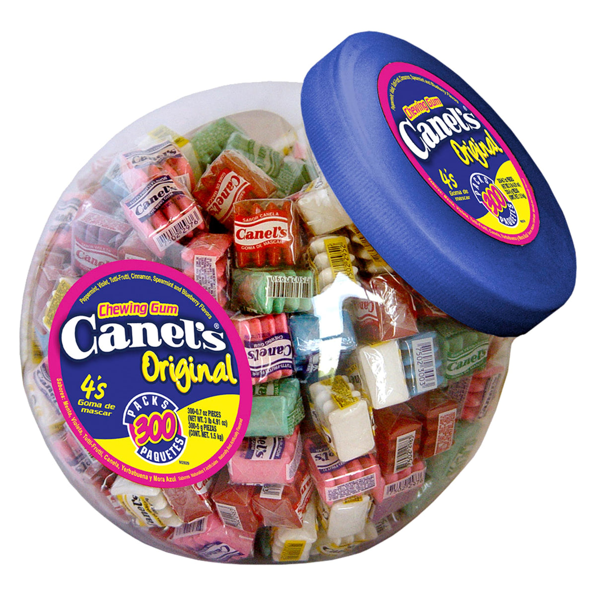 Canel's 4-Piece Gum Pack Jar in Original Flavors – 300 Count
