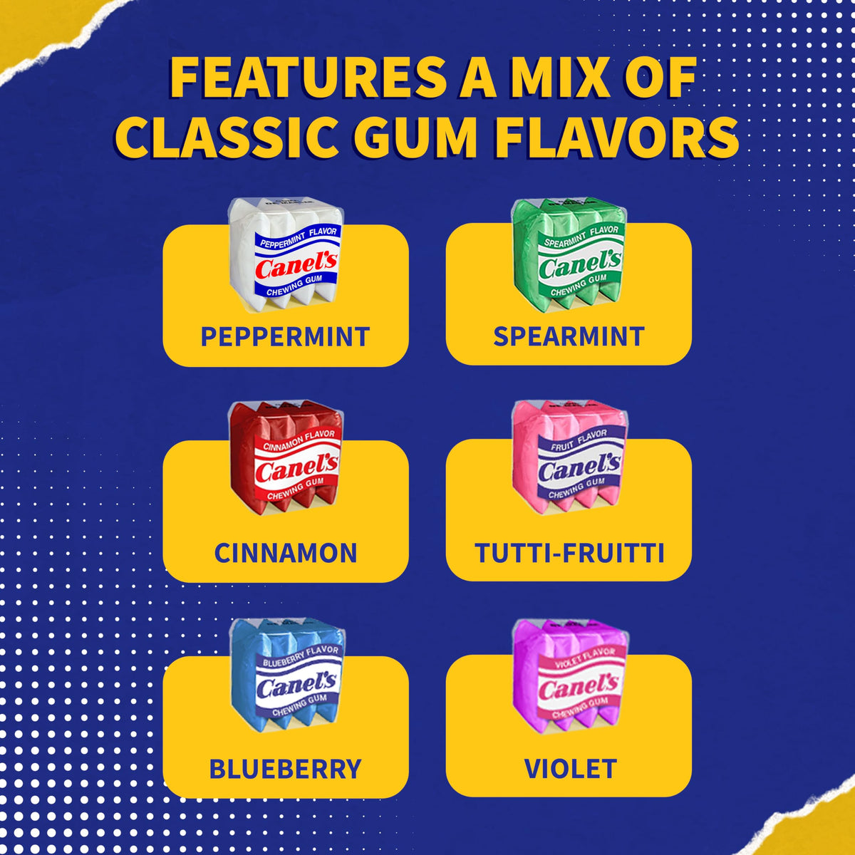 Canel's 4-Piece Gum Pack Jar in Original Flavors – 300 Count