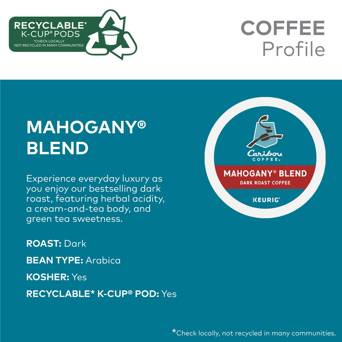Caribou Coffee 40-Count Keurig K-Cup Pod Variety Pack – Light, Medium, and Dark Roasts
