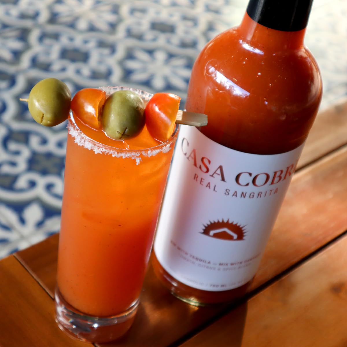 Casa Cobre Real Sangrita Premium Mixer (25.36 fl oz) – Original Pack of 1, Handcrafted in USA