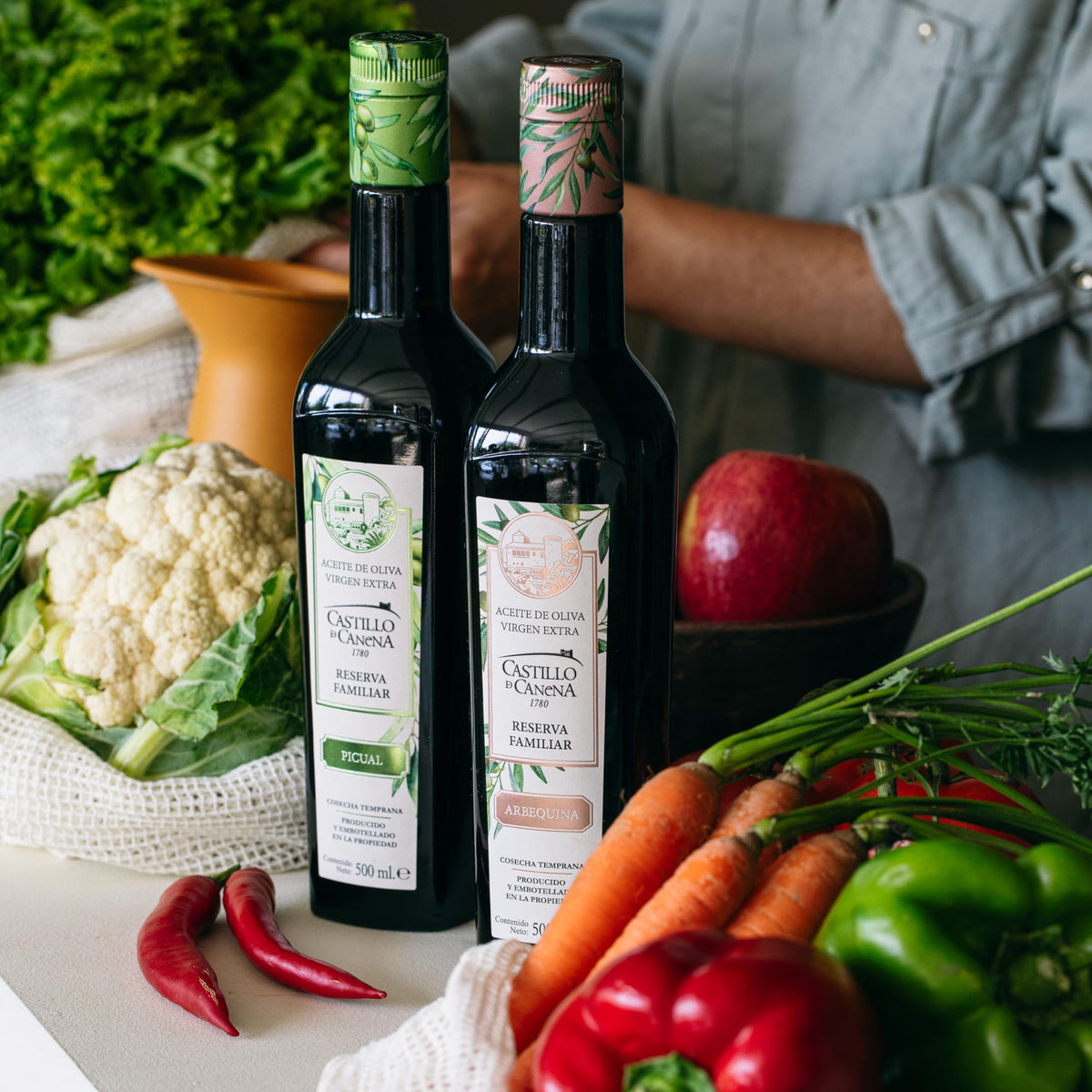 Castillo de Canena Extra Virgin Olive Oil – Arbequina Early Harvest, High Polyphenol, 16.8 oz