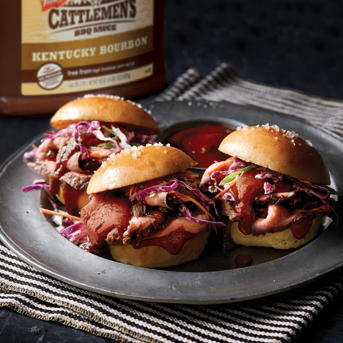 Cattlemen's Kentucky Bourbon BBQ Sauce, 1 Gal – Rich Smoky Flavor for Ribs, Chicken & Steak