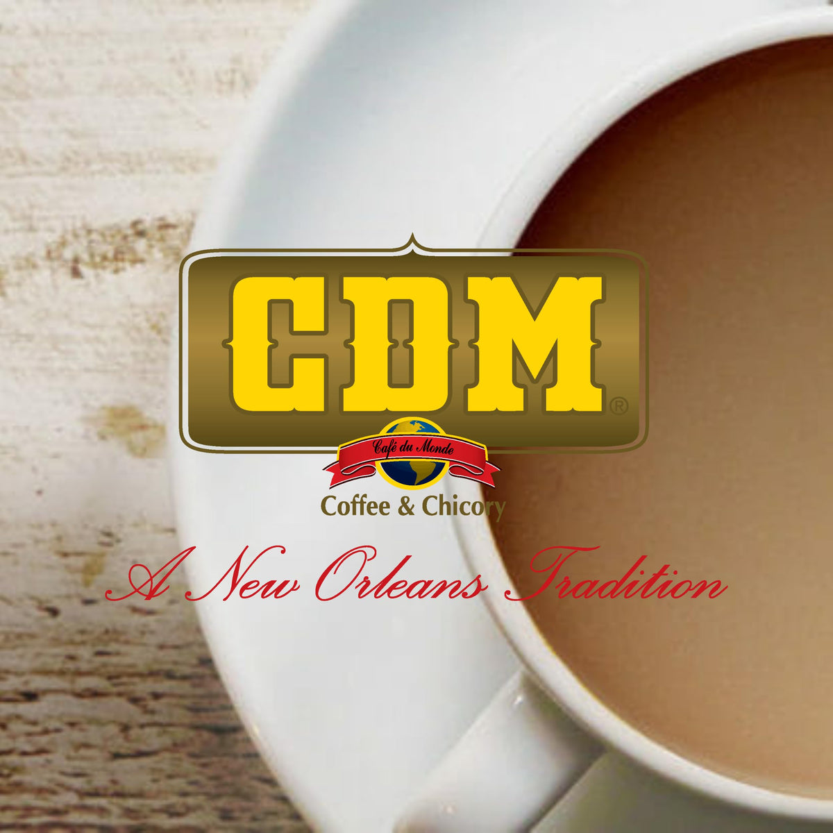 CDM Ground Coffee & Chicory Automatic Drip – 13oz Bag (Pack of 4)